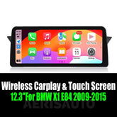 Android 14 12.3''For BMW X1 E84 2009-2015 AERISAUTO for Apple Android screen and Android Auto Aerisauto
