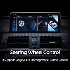 Android 14 12.3''For BMW X3 F25 / X4 F26 CIC NBT AERISAUTO for Apple Android screen and Android Auto Aerisauto