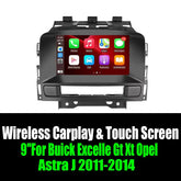 Android 14 9''For Buick Excelle Gt Xt Opel Astra J 2011-2014 AERISAUTO for Apple Android screen and Android Auto Aerisauto