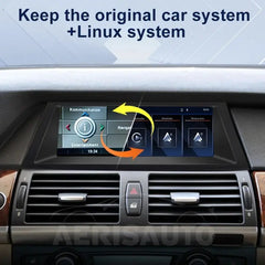 BMW X5 E70 / X6 E71 E72 (2007-2013) 8.8-Inch Touch Screen Linux Multimedia Display | 3s Fast Boot | Wireless CarPlay & Android Auto Aerisauto
