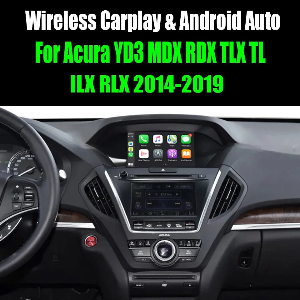 For Acura YD3 MDX RDX TLX TL ILX RLX 2014-2019 AERISAUTO for Apple CarPlay Module and Android Auto Aerisauto