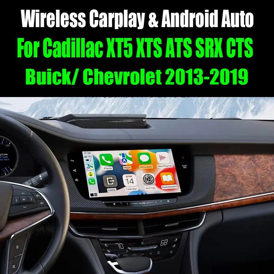 For Cadillac XT5 XTS ATS SRX CTS/ Buick/ Chevrolet 2013-2019 Wireless Apple CarPlay/Android Auto Upgrade Module For Cadillac XT5 XTS ATS SRX CTS/ Buick/ Chevrolet Aerisauto