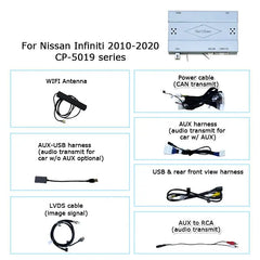 For Infiniti G37 G25 G35 Q40 Q60 2010-2020 AERISAUTO for Apple CarPlay Module and Android Auto Aerisauto