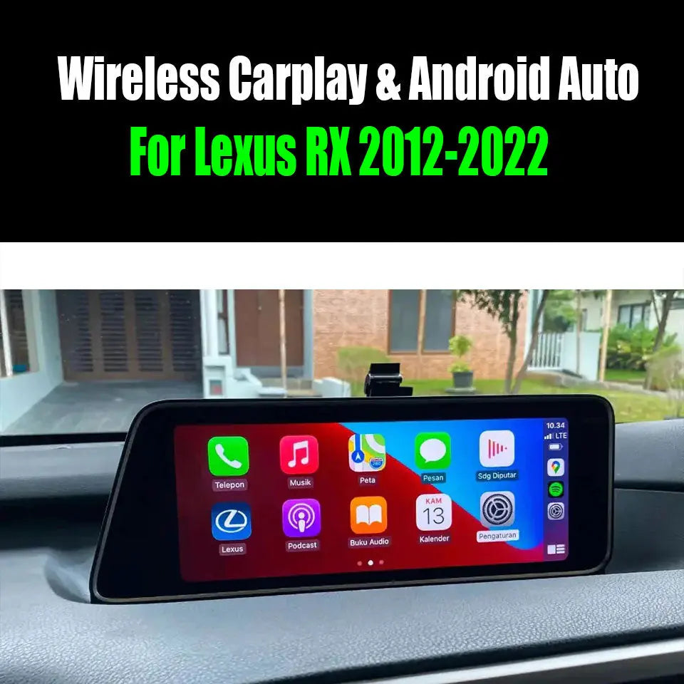 For Lexus RX 2012-2022 AERISAUTO for Apple CarPlay Module and Android Auto Aerisauto