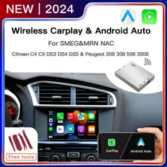 For Peugeot Citroen SMEG NAC Picasso C4 C5 DS3 DS4 DS5 Peugeot 308 508 208 3008 AERISAUTO for Apple CarPlay Module and Android Auto Aerisauto