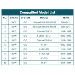 For BMW CIC System X3 / X4 F25 F26 Year 2011-2013 AERISAUTO for Apple CarPlay Module and Android Auto 我的商店