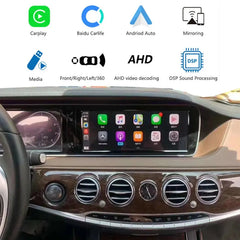 For Mercedes Benz W204 C204 S204 C Class NTG 4.0 4.5 AERISAUTO for Apple CarPlay Module and Android Auto 我的商店