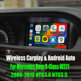For Mercedes Benz S-Class W221 2006-2013 NTG3.0 NTG3.5 AERISAUTO for Apple CarPlay Module and Android Auto 我的商店