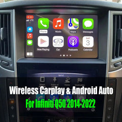 For Infiniti Q50 2014-2022 AERISAUTO for Apple CarPlay Module and Android Auto 我的商店