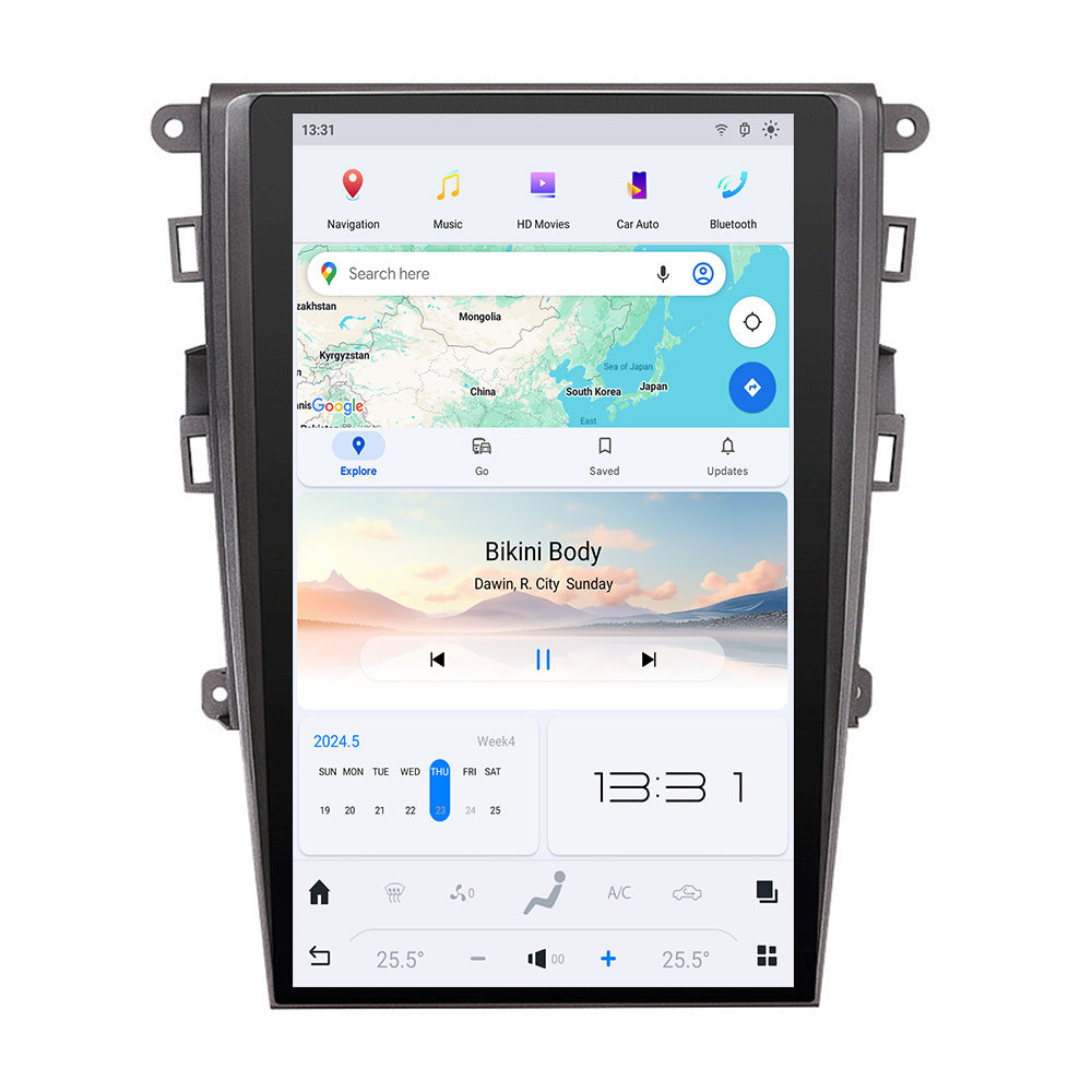 14.4''For Ford Fusion 2013-2020 AERISAUTO for Tesla Style Screen Car Radio Stereo Carplay Upgrade Multimedia Player