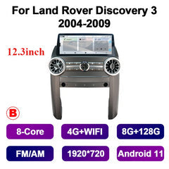 For Land Rover Discovery 3 LR3 L319 2004~2009 Tesla Style Car Radio AERISAUTO for Apple Android screen and Android Auto