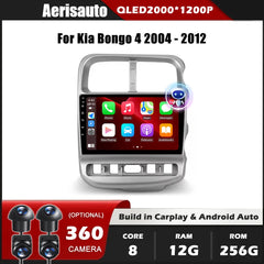 9''For Kia Bongo 4 2004-2012 AERISAUTO for Apple Android screen and  Android Auto