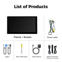 9''For Toyota Sienna 3 2015-2021 AERISAUTO for Apple Android screen and  Android Auto