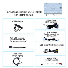 For Infiniti G37 G25 G35 Q40 Q60 2010-2020 AERISAUTO for Apple CarPlay Module and  Android Auto