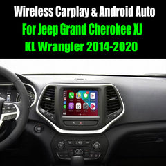 For Jeep Grand Cherokee XJ KL Wrangler 2014-2020 AERISAUTO for Apple CarPlay Module and  Android Auto