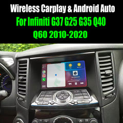 For Infiniti G37 G25 G35 Q40 Q60 2010-2020 AERISAUTO for Apple CarPlay Module and  Android Auto