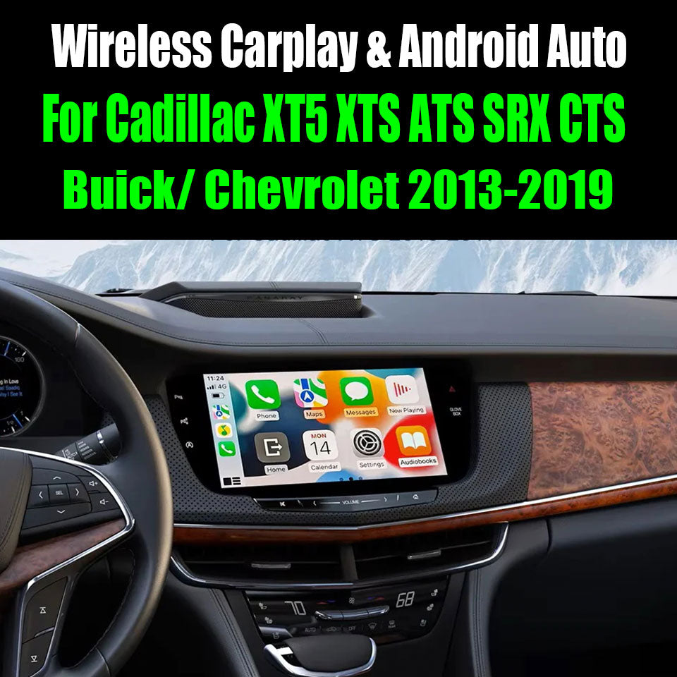 For Cadillac XT5 XTS ATS SRX CTS/ Buick/ Chevrolet 2013-2019 Wireless Apple CarPlay/Android Auto Upgrade Module For Cadillac XT5 XTS ATS SRX CTS/ Buick/ Chevrolet