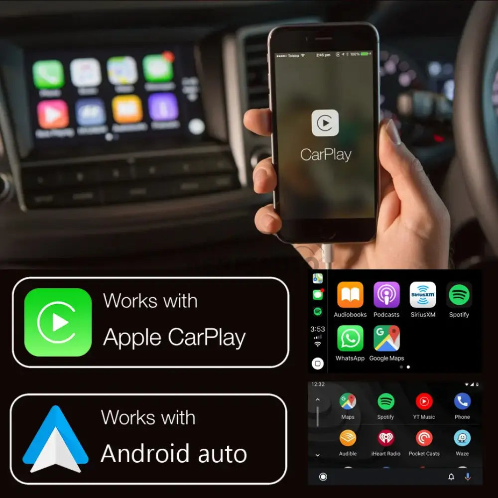 10.25’’Jaguar F-Type 2012-2024 AERISAUTO for Wireless Apple Carplay Android screen and Android Auto