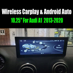 10.25" For Audi A1 2013-2020 AERISAUTO Wireless Apple Carplay Android screen and  Android Auto Aerisauto