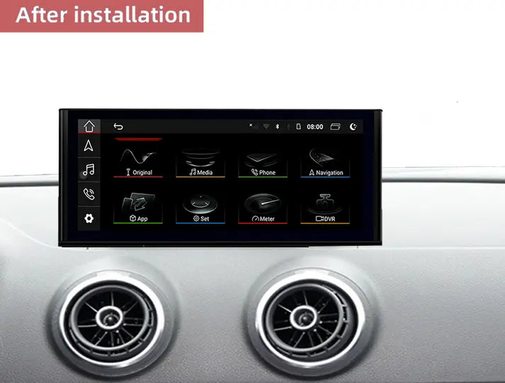 10.25" For Audi A1 2013-2020 AERISAUTO Wireless Apple Carplay Android screen and  Android Auto Aerisauto