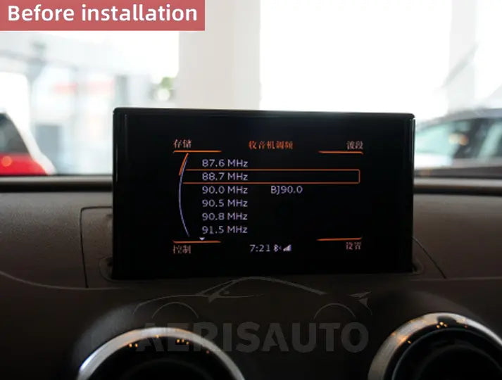 10.25" For Audi A1 2013-2020 AERISAUTO Wireless Apple Carplay Android screen and  Android Auto Aerisauto