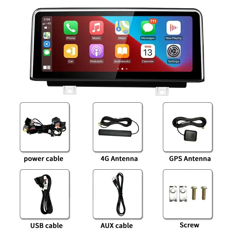 10.25''For BMW 1series F20 NBT AERISAUTO for Apple Android screen and  Android Auto Aerisauto