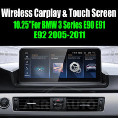 10.25''For BMW 3 Series E90 E91 E92 2005-2011 Android 13.0 AERISAUTO for Apple Android screen and  Android Auto Aerisauto