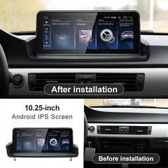 10.25''For BMW 3 Series E90 E91 E92 2005-2011 Android 13.0 AERISAUTO for Apple Android screen and  Android Auto Aerisauto