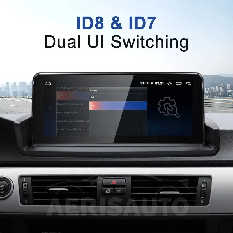 10.25''For BMW 3 Series E90 E91 E92 2005-2011 Android 13.0 AERISAUTO for Apple Android screen and  Android Auto Aerisauto