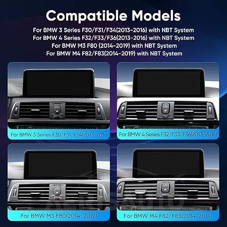 10.25''For BMW F30 F31 F34 NBT 3/4 Series E30 E36 328i 320i 2013-2016 AERISAUTO for Apple Android screen and  Android Auto Aerisauto