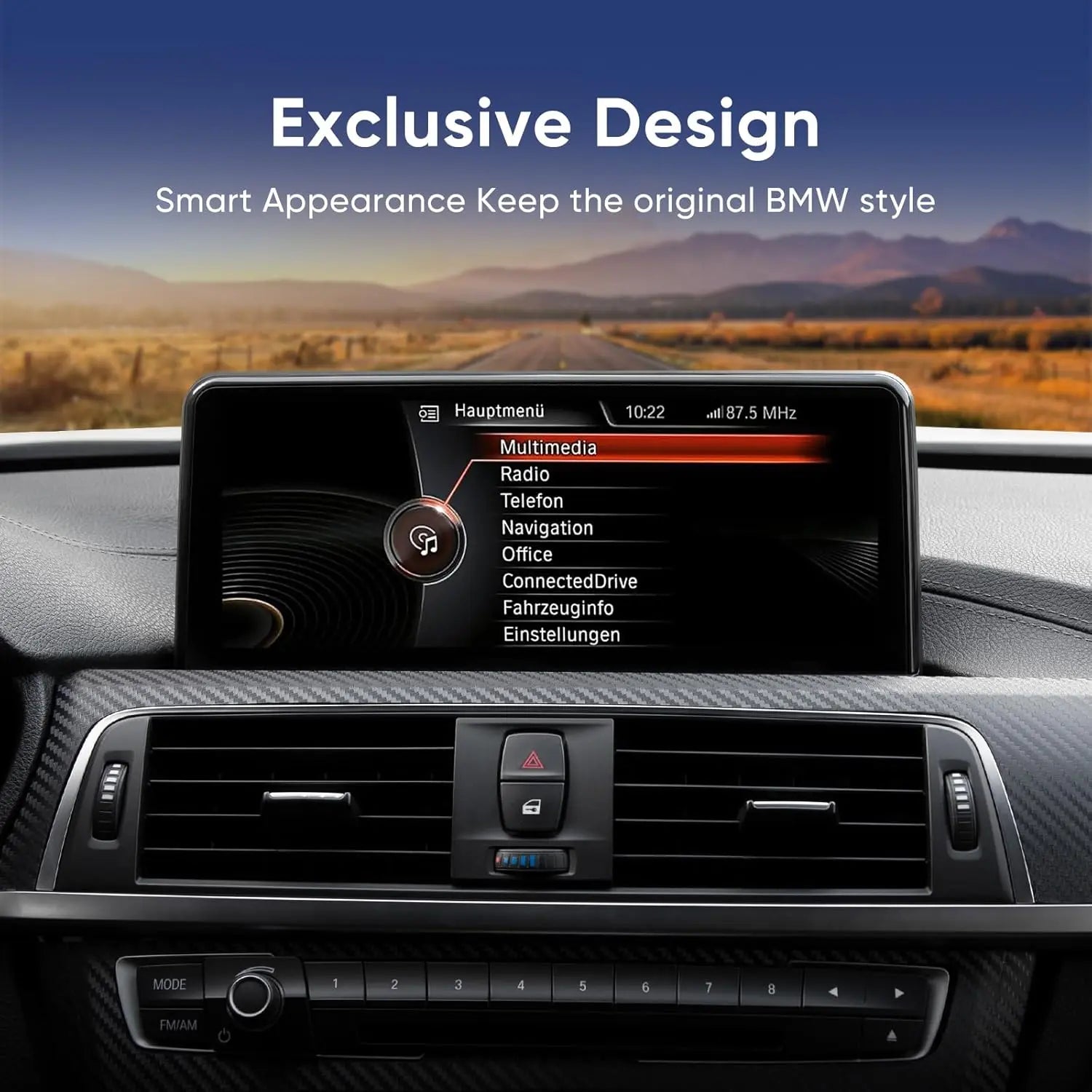 10.25''For BMW F30 F31 F34 NBT 3/4 Series E30 E36 328i 320i 2013-2016 AERISAUTO for Apple Android screen and  Android Auto Aerisauto