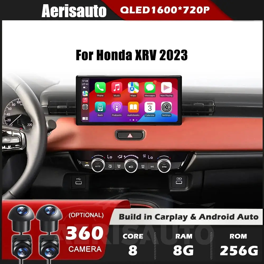 10.33''For Honda XRV 2023 AERISAUTO for Apple Android screen and  Android Auto Aerisauto