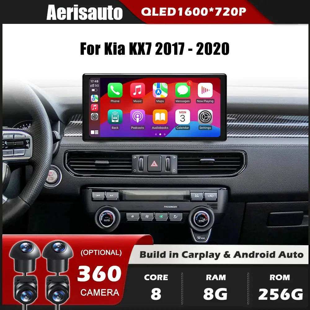 10.33''For Kia KX7 2017-2020 AERISAUTO for Apple Android screen and  Android Auto Aerisauto