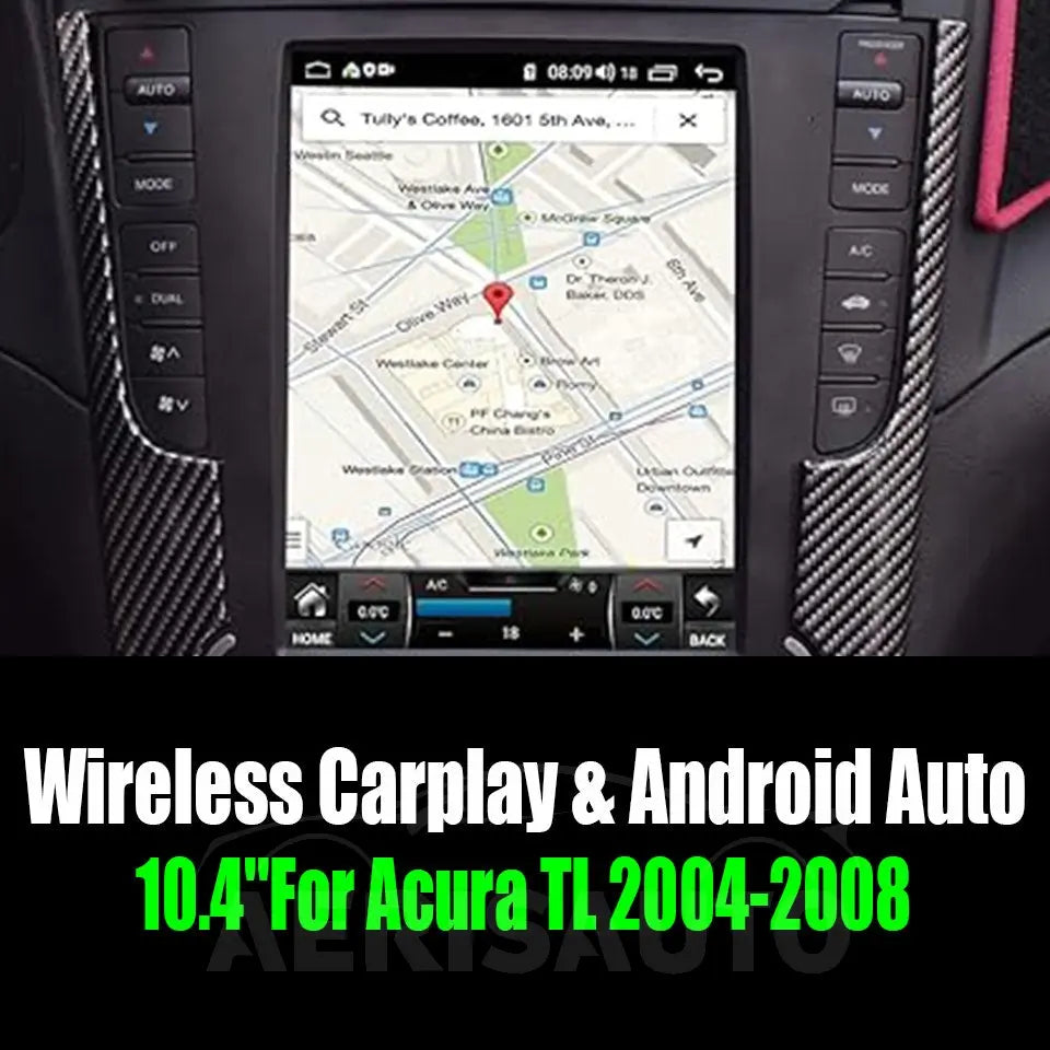 10.4''For Acura TL 2004-2008 Android 10 AERISAUTO for Apple CarPlay Module and  Android Auto Aerisauto