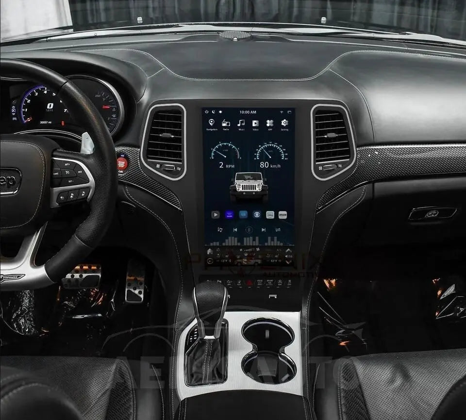 10.4"For Jeep Grand Cherokee 2010-2020 Tesla Style Car Radio AERISAUTO for Apple Android screen and Android Auto Aerisauto