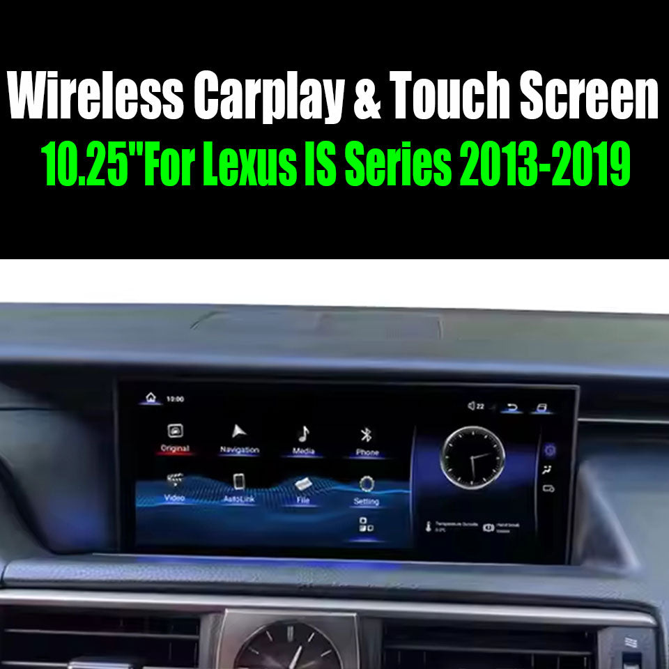 10.25''For Lexus IS Series 2013-2019 Android 13.0 AERISAUTO for Apple CarPlay Module and  Android Auto