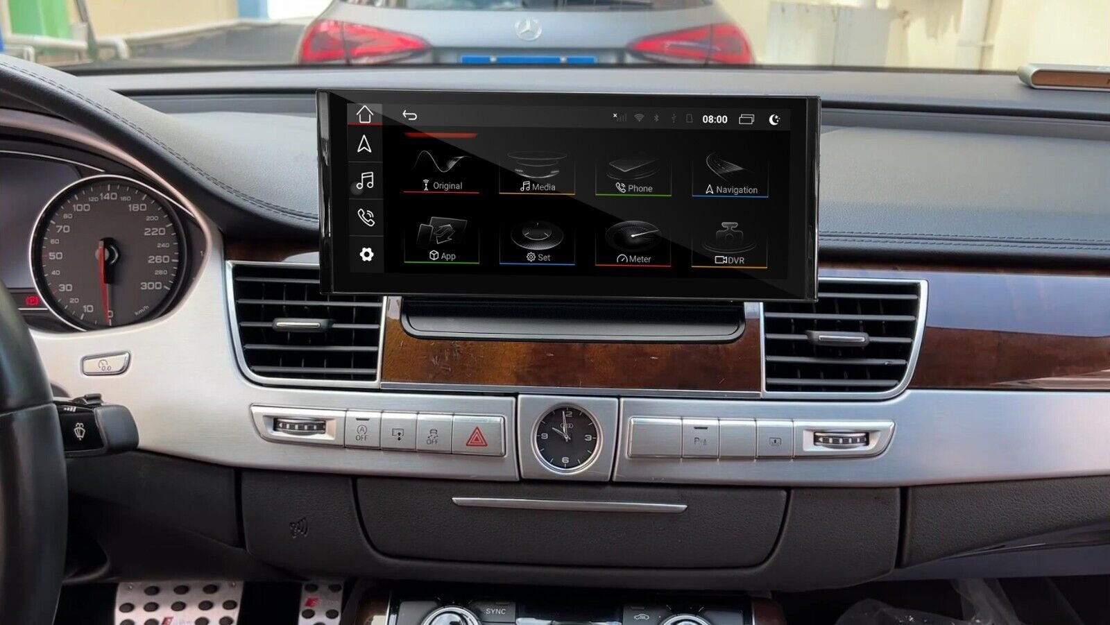 12.3" For Audi A8 S8 D3 D4 2002-2018 AERISAUTO for Apple Android screen and  Android Auto