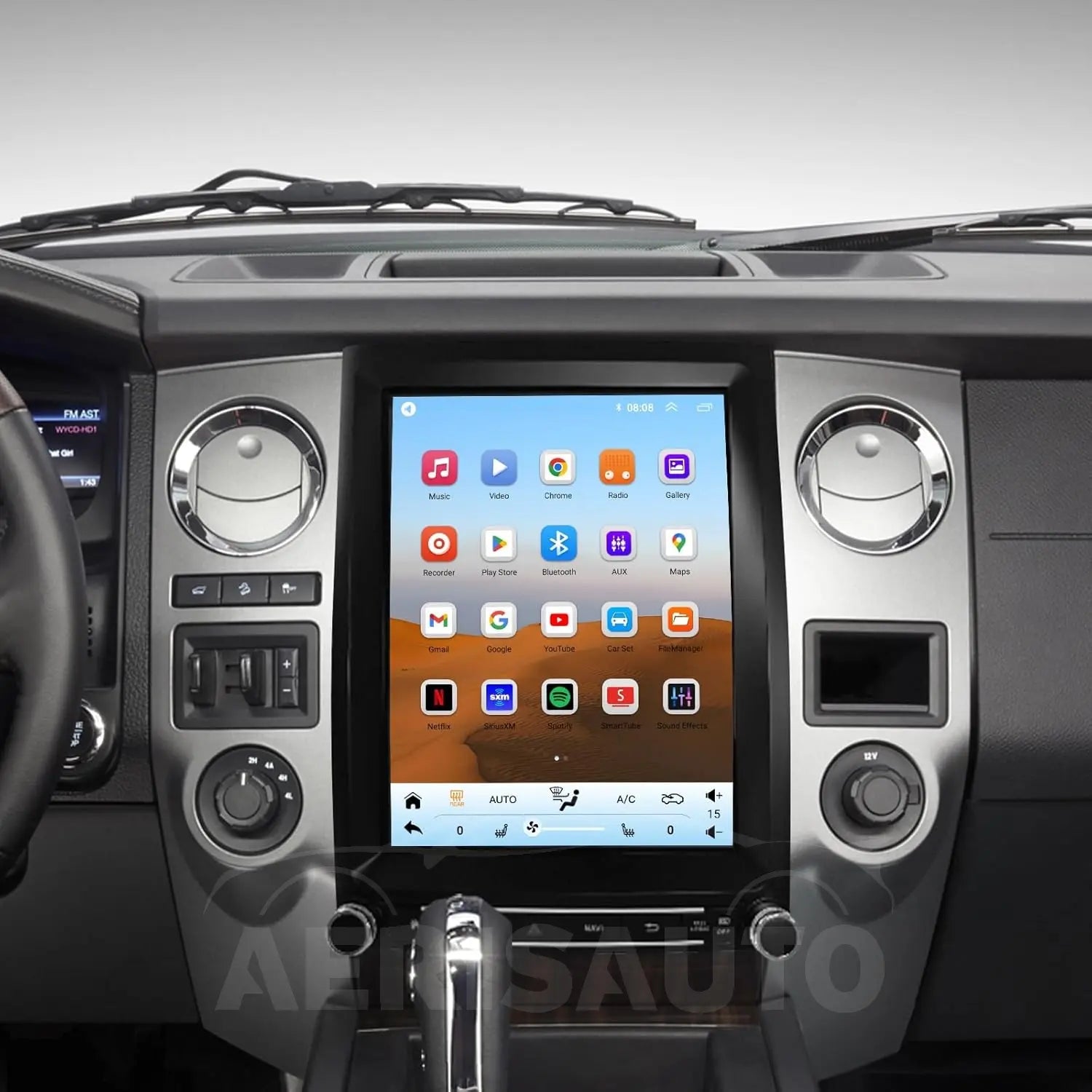 12.1''For Ford Expedition 2015-2017 Android 13 AERISAUTO for Apple Android screen and  Android Auto Aerisauto