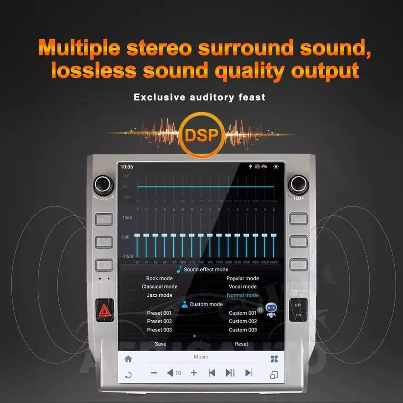 12.1"For Toyota Tundra 2014-2021 Tesla Style Car Radio AERISAUTO for Apple Android screen and Android Auto Aerisauto