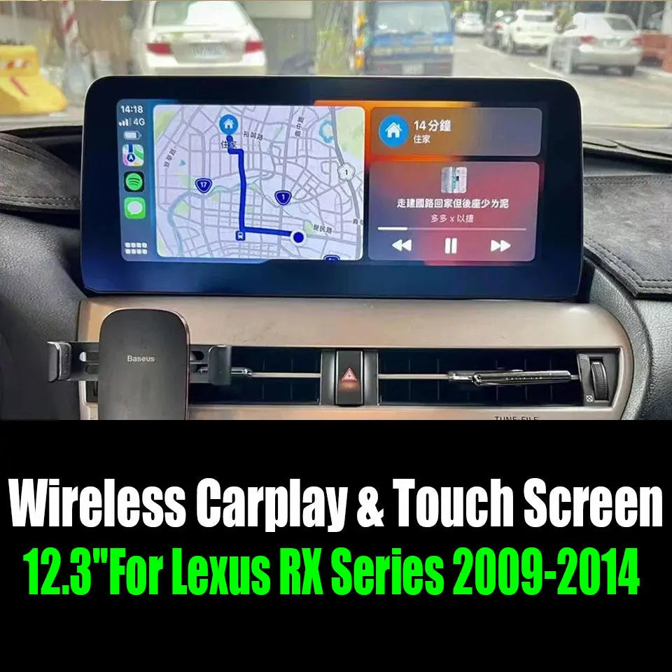 12.3" Android Touch Screen Upgrade for Lexus RX (2009–2015) | Wireless CarPlay & Android Auto My Store