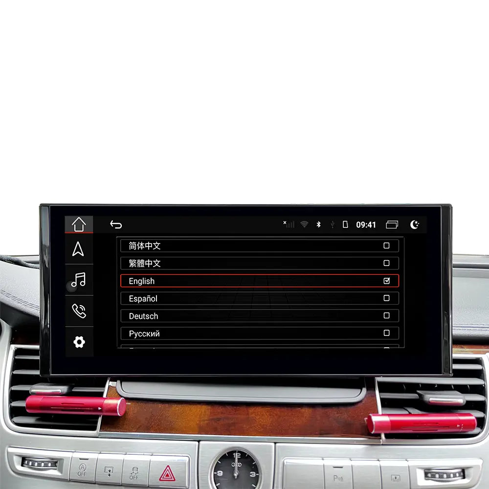 12.3" For Audi A8 S8 D3 D4 2002-2018 AERISAUTO for Apple Android screen and  Android Auto Aerisauto