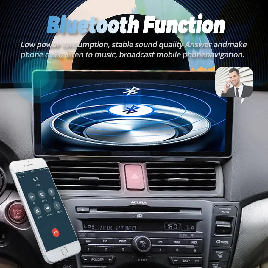 12.3" for Acura TL 2008-2014 Android 13 AERISAUTO for Apple Android screen and  Android Auto Aerisauto