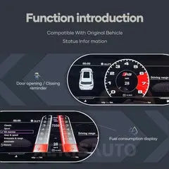 12.3''For Audi A4 S4 RS4 A5 Q5 S5 RS5 2008-2021 AERISAUTO for LCD Digital Dashboard Cluster Aerisauto