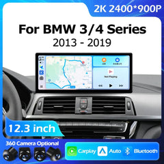 12.3''For BMW 3/4 series F30 F31 F32 F33 F34 F36 2013-2019 AERISAUTO for Apple Android screen and  Android Auto Aerisauto