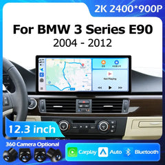 12.3''For BMW 3 Series E90 E91 E92 CCC CIC 2004-2012 AERISAUTO for Apple Android screen and  Android Auto Aerisauto