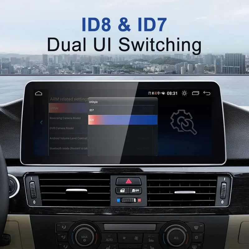 12.3''For BMW 3series E90 E91 5 series E60 E61 CCC CIC Android 13 AERISAUTO for Apple Android screen and  Android Auto Aerisauto