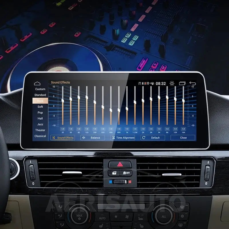 12.3''For BMW 3series E90 E91 5 series E60 E61 CCC CIC Android 13 AERISAUTO for Apple Android screen and  Android Auto Aerisauto