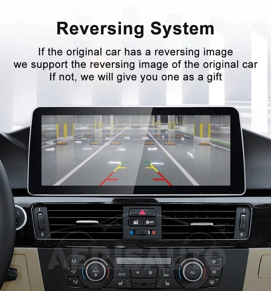 12.3''For BMW 3series E90 E91 5 series E60 E61 CCC CIC Android 13 AERISAUTO for Apple Android screen and  Android Auto Aerisauto