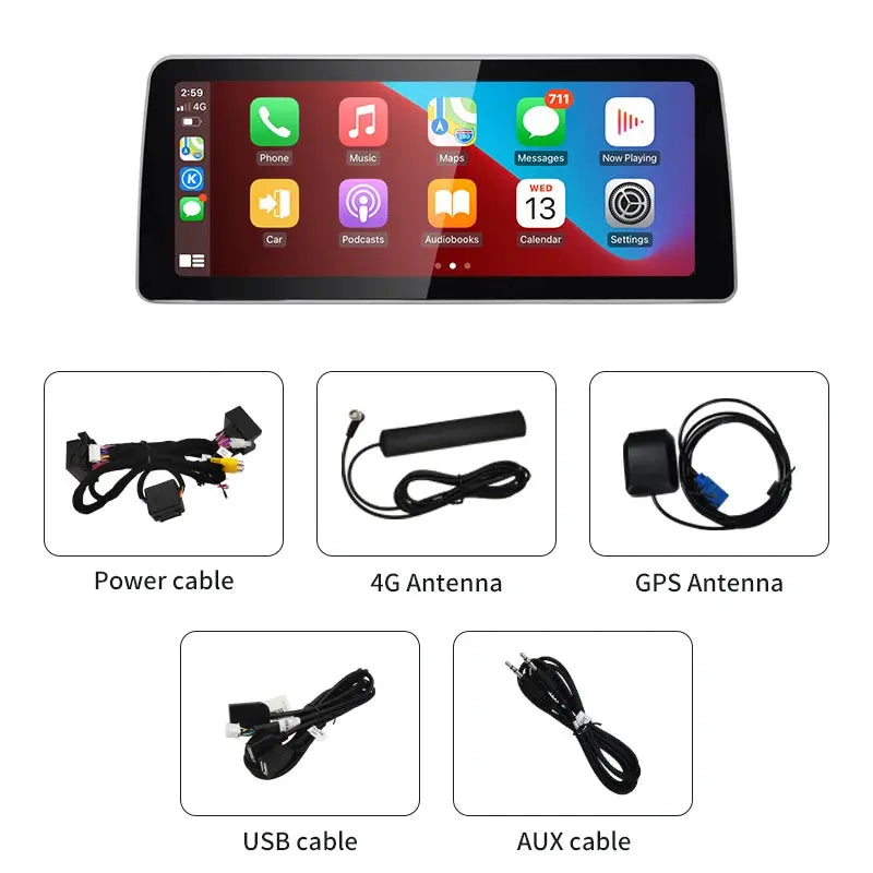 12.3''For BMW 3series E90 E91 5 series E60 E61 CCC CIC Android 13 AERISAUTO for Apple Android screen and  Android Auto Aerisauto