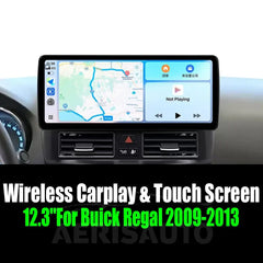 12.3''For Buick Regal 2009-2013 AERISAUTO for Apple Android screen and  Android Auto Aerisauto